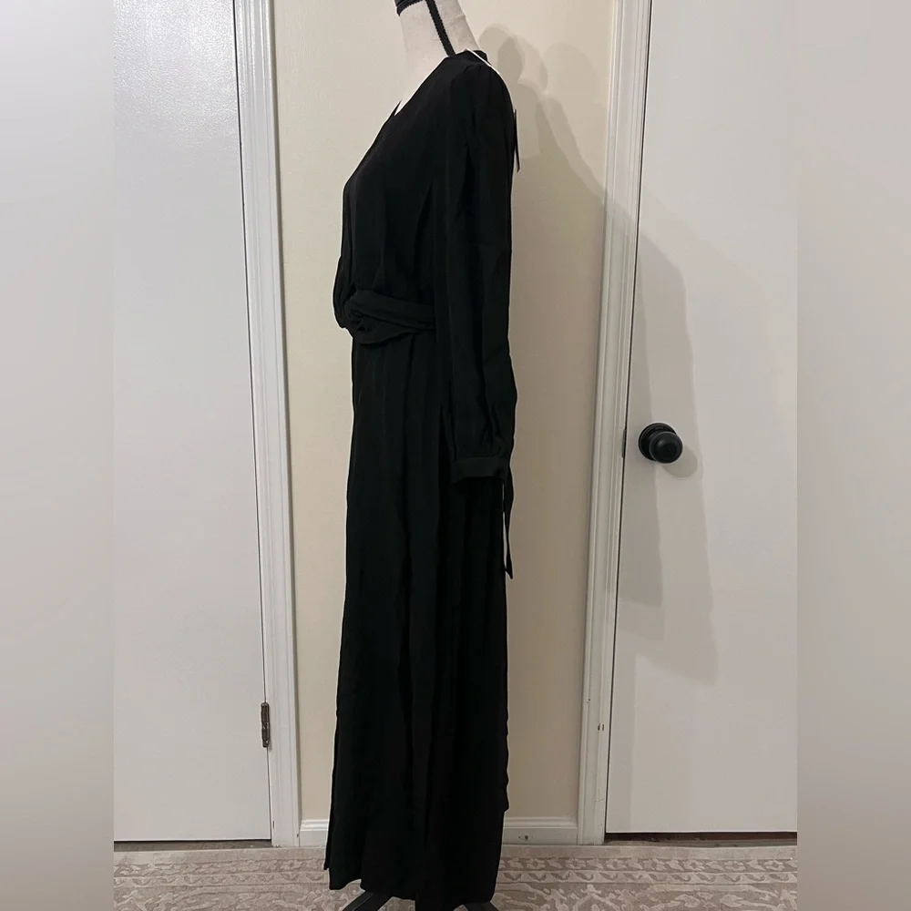 Zimmerman Black Midi tie dress - Picture 5 of 7